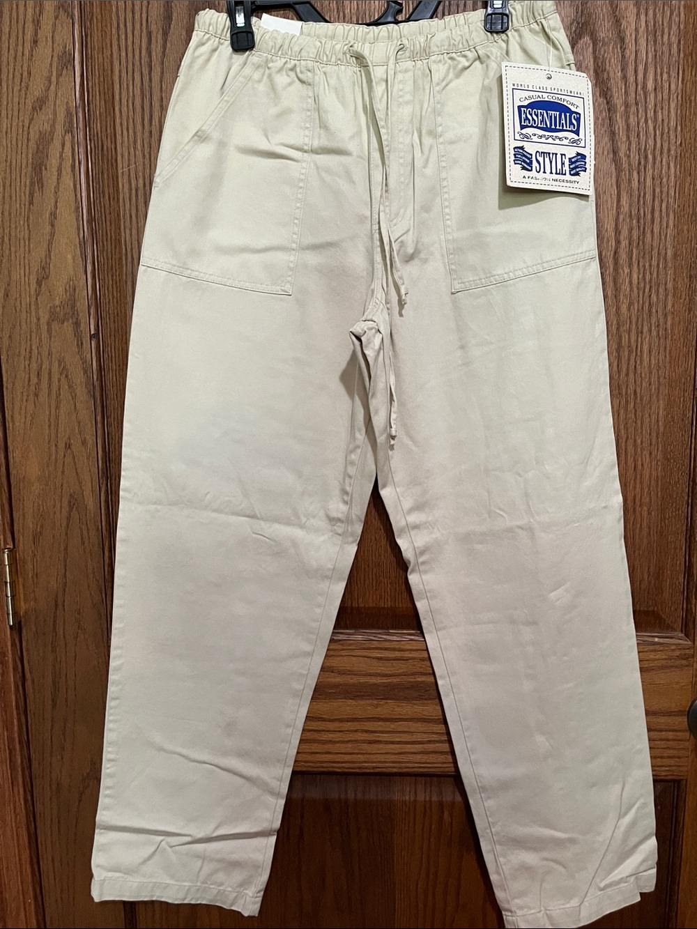 Essentials Men's Beige Pants